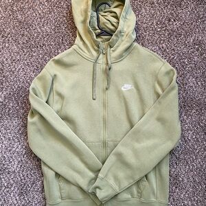 Nike Green Zip-up Hoodie